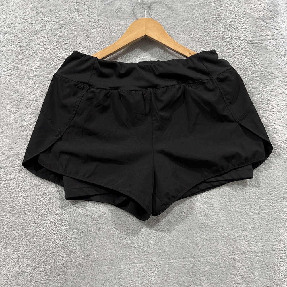 Velocity Running Shorts Women's Medium Lined Activewear Athletic Black